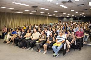 Novos servidores participam da solenidade de nomeação e lotação no TJ do Rio (Foto: Alexandre Moreira)