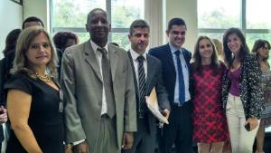 Magistrados e servidores participam da inauguração da Central de Mediações em Volta Redonda: objetivo é solucionar conflitos