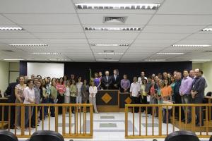 Visita do Presidente Luiz Fernando Ribeiro de Carvalho ao 10º Nur reúne magistrados e servidores da região em Itaperuna (foto Luiz Henrique Vicente/TJRJ)