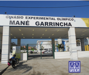 Fachada da Vila Olímpica Mané Garrincha, no Caju: evento vai reunir órgãos públicos com diversas iniciativas sociais (foto: Divulgação)