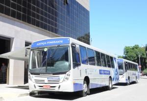 Ônibus do Justiça Itinerante: parceria já ultrapassou a marca de 3,1 mil atendimentos