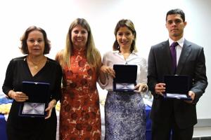 Desembargadora Suely Lopes e os juízes Renata Medina, Adriana Ramos e Afonso Henrique
