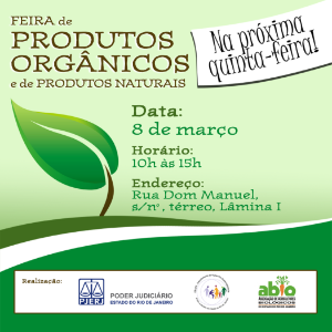 A feira será realizada na próxima quinta