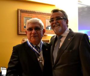 O Corregedor-Geral da Justiça, Desembargador Antonio José Azevedo Pinto, e o Presidente da ANOREG-RJ, Renaldo Bussière