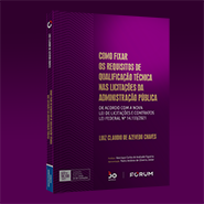 Capa Como Fixar os Requisitos de Qualificação Técnica nas Licitações da Administração Pública”, de Luiz Cláudio de Azevedo Chaves, sobre fundo roxo.