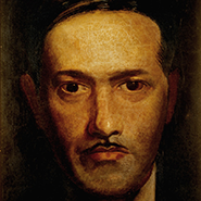 Pintura retrato de Jorge de Lima.