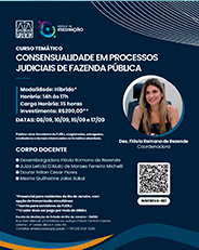 Consensualidade em Processos Judiciais de Fazenda Pública